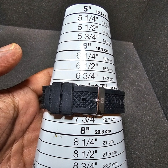 Precision By Gruen Mens Quartz Date Just Watch Working Silver Tone Blue Dial - Picture 8 of 8